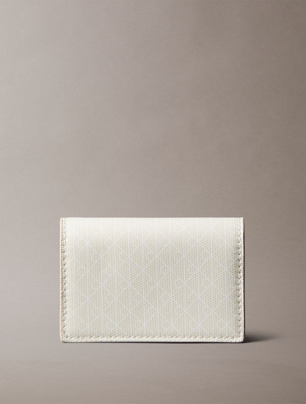 Monogram Logo Accordion Card Holder