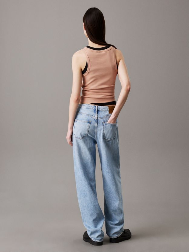 Slim Ribbed Cotton Tank Top