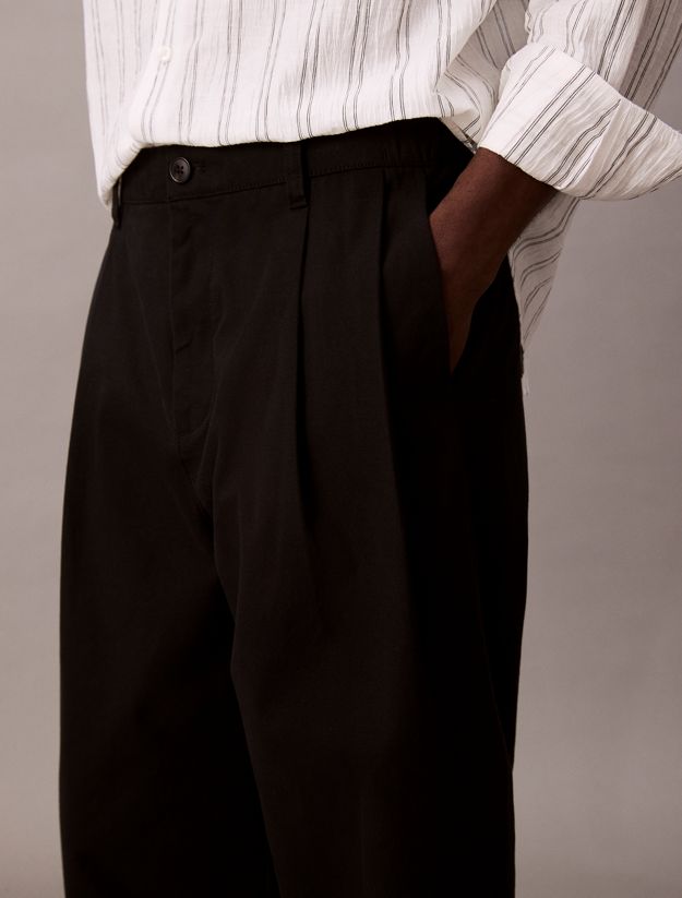Wide Pleated Trousers