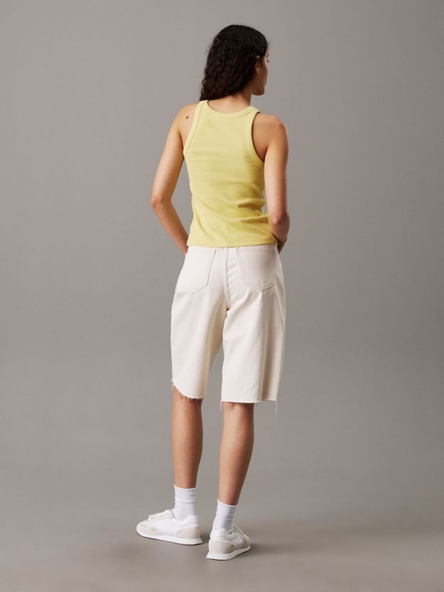 Relaxed Denim Bermuda Shorts