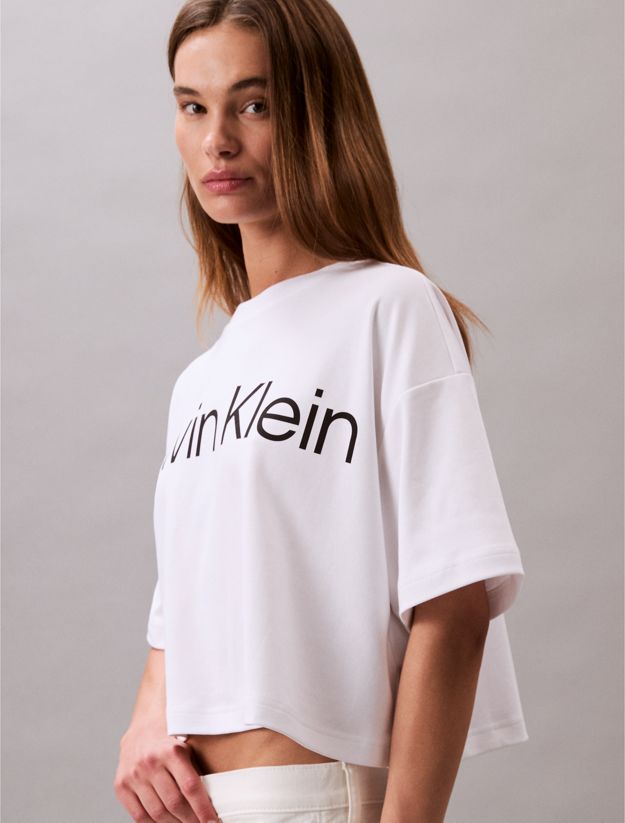 Logo Graphic Boxy Cropped T-Shirt