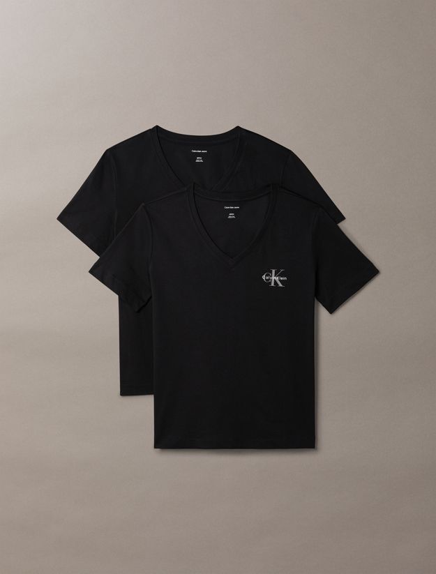 2 Pack Cotton V-Neck T-shirts