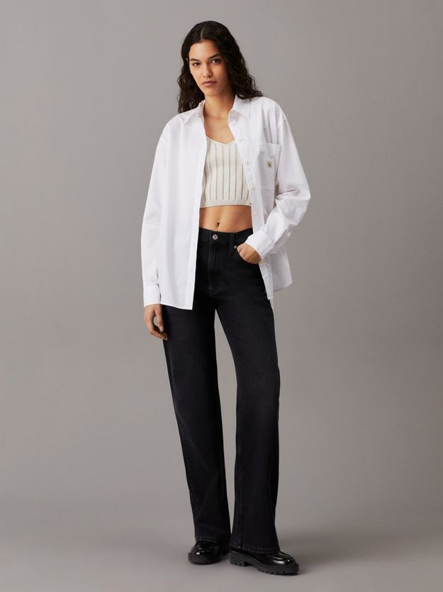 Relaxed Cotton Poplin Shirt