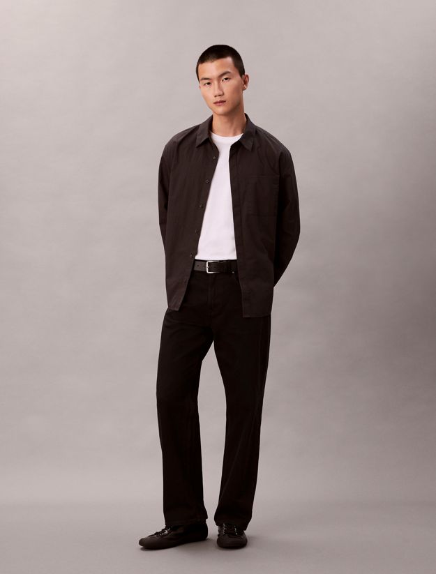 Cotton Nylon Relaxed Shirt