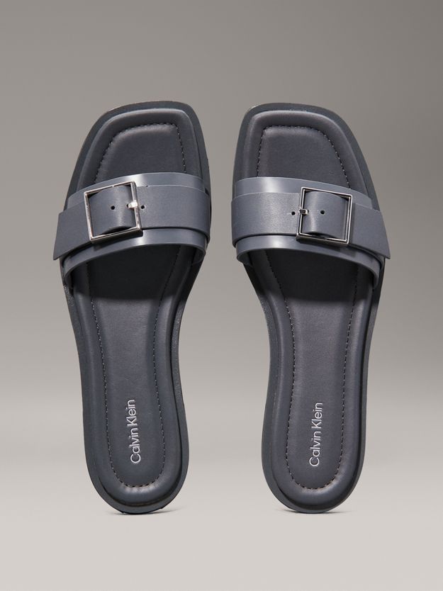Leather Sliders