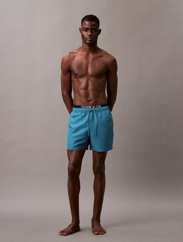 Double Waistband Swim Shorts - Intense Power