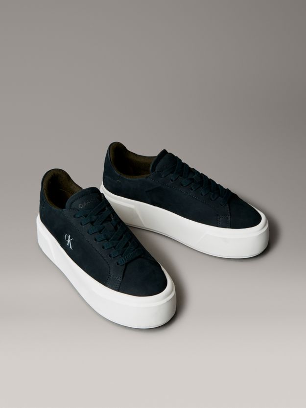 Leather Warm Winter Platform Trainers