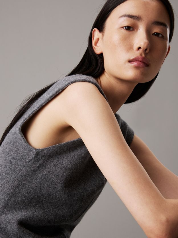 Soft Wool Midi Dress