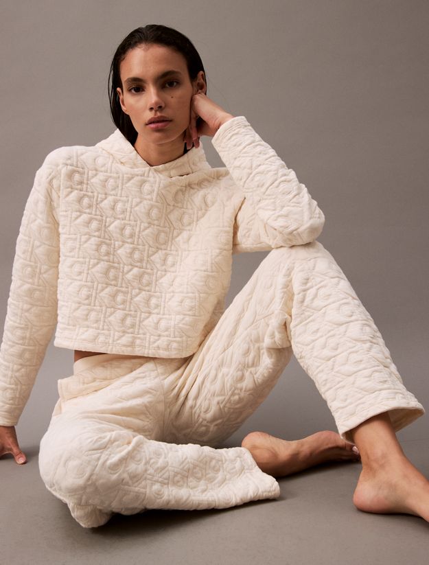 Logo Quilted Lounge Joggers