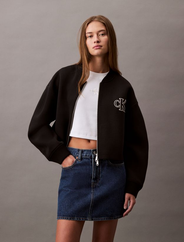 Relaxed Bomber Jacket