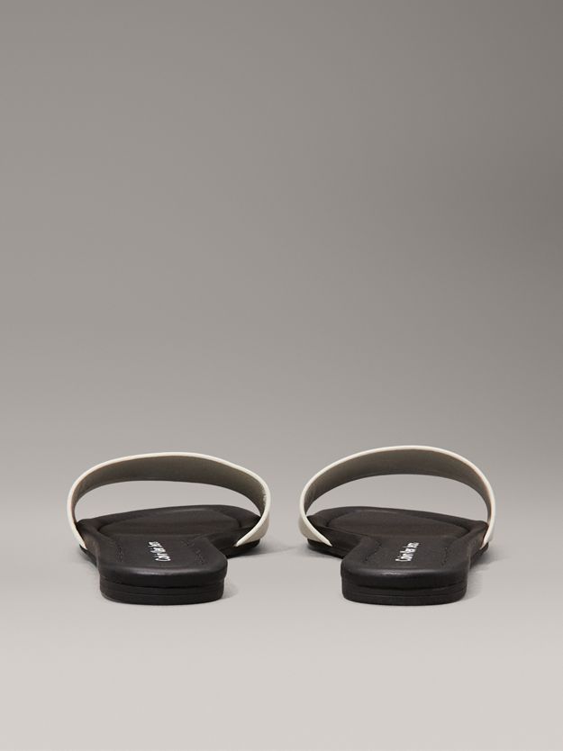 Faux Leather Sliders