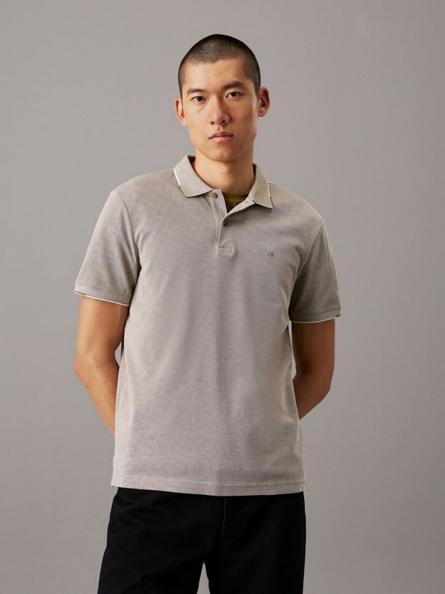 Oxford Two Tone Polo Shirt