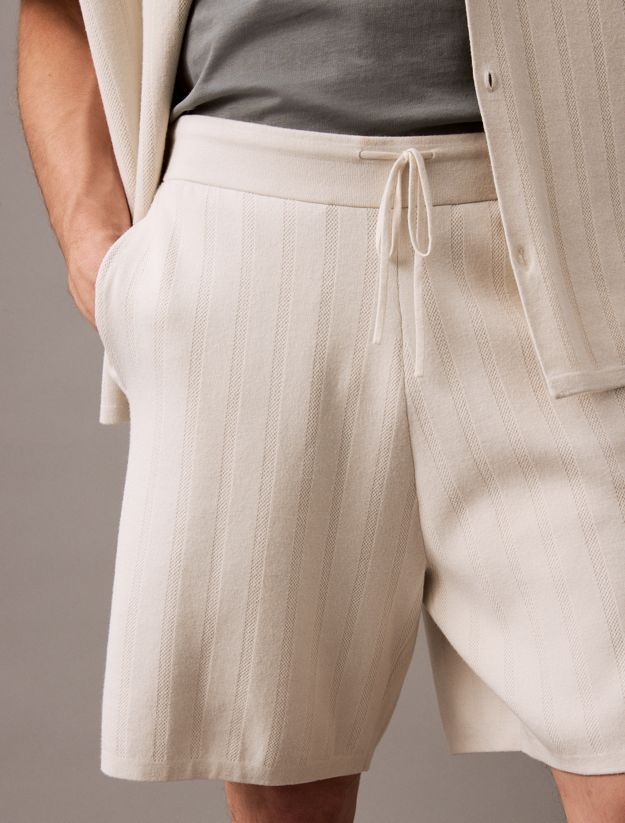 Jacquard Mesh Jogging Shorts