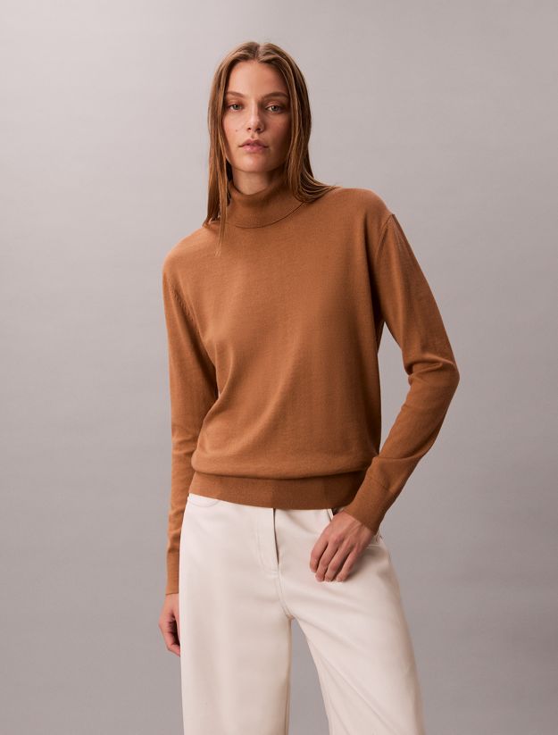 Merino Roll Neck Jumper