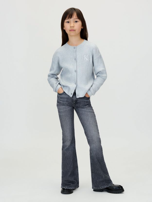 Mid Rise Flared Jeans