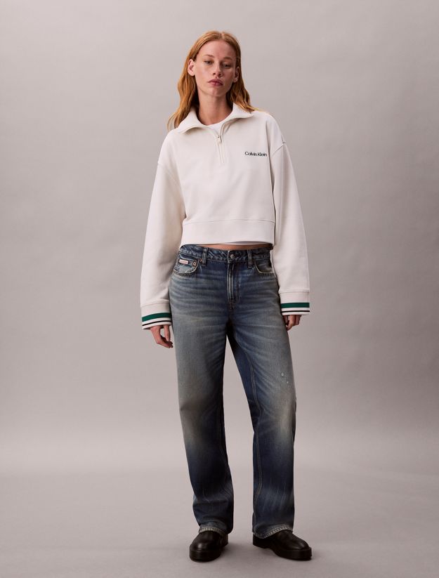 French Terry 1/4 Zip Sweatshirt