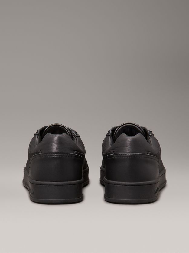 Leather Logo Trainers