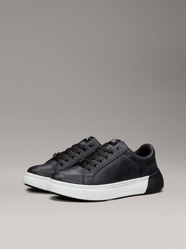 Kids Satin Trainers