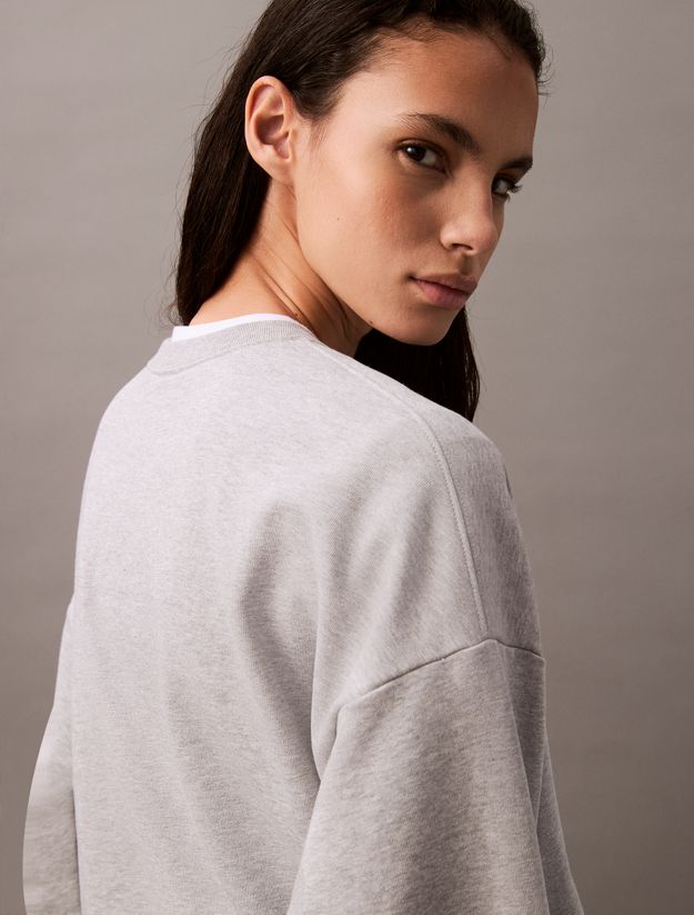 Relaxed Cotton Terry Sweatshirt