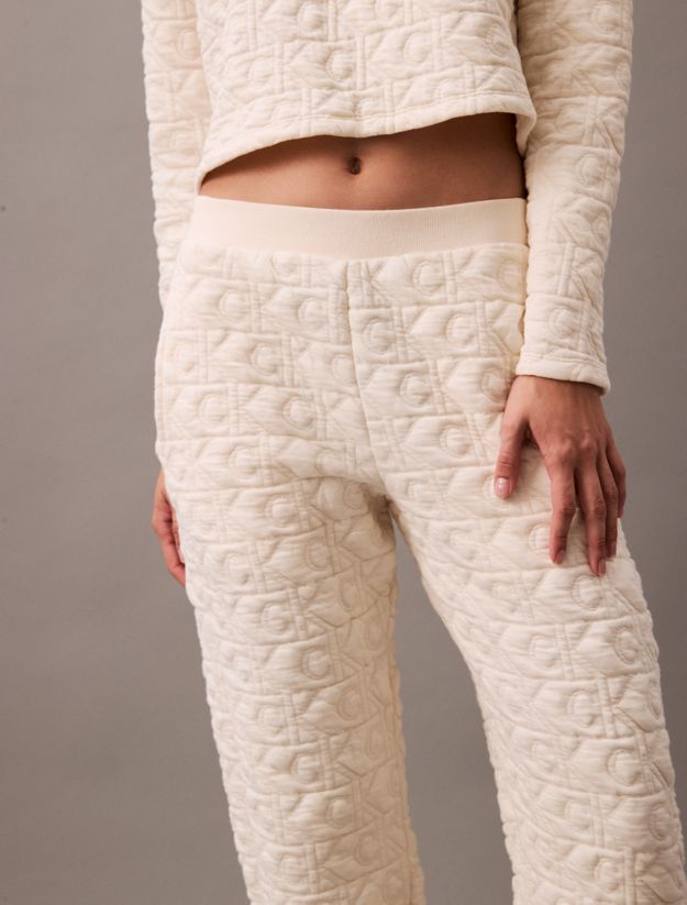 Logo Quilted Lounge Joggers