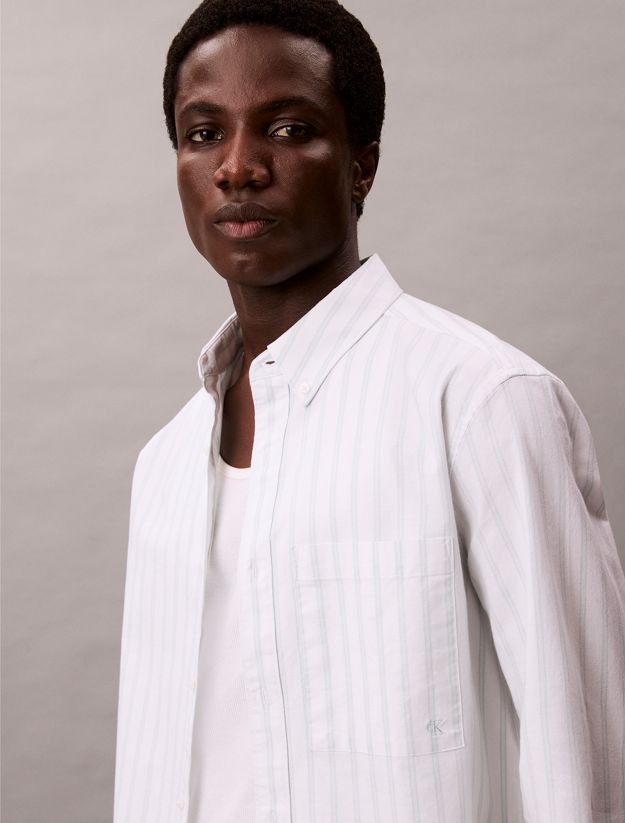 Stripe Oxford Classic Button-Down Shirt