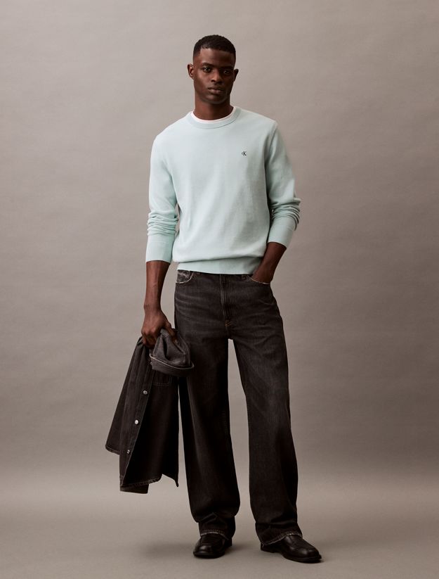 Smooth Cotton Monogram Jumper