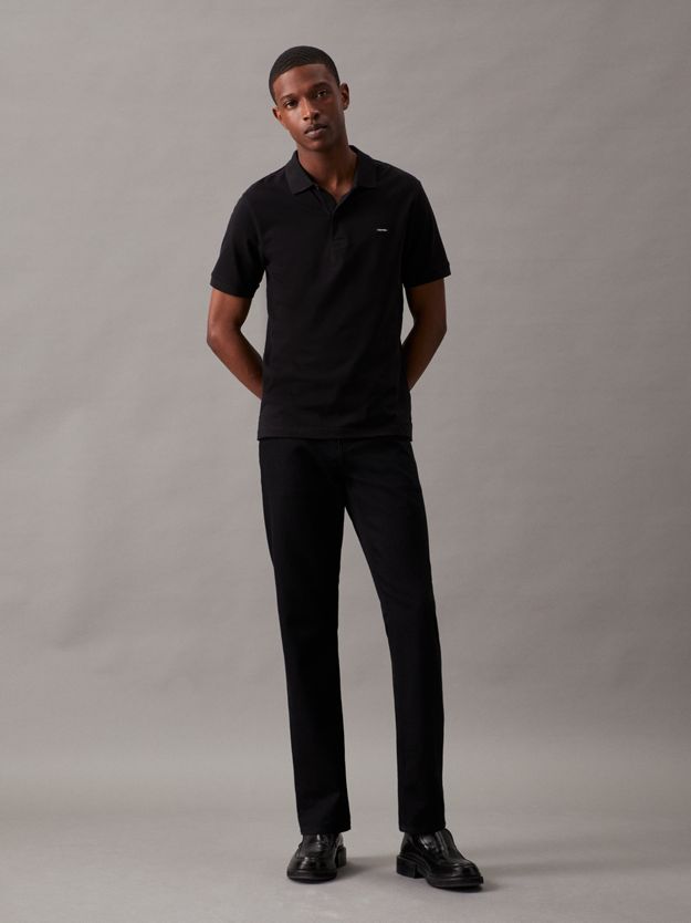 Slim Stretch Pique Polo Shirt