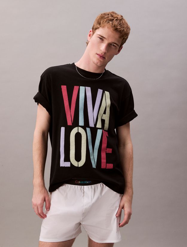 Marc Hundley Pride Viva Love Graphic Relaxed T-Shirt