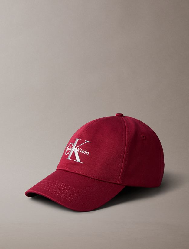 Embroidered Monogram Logo Baseball Cap