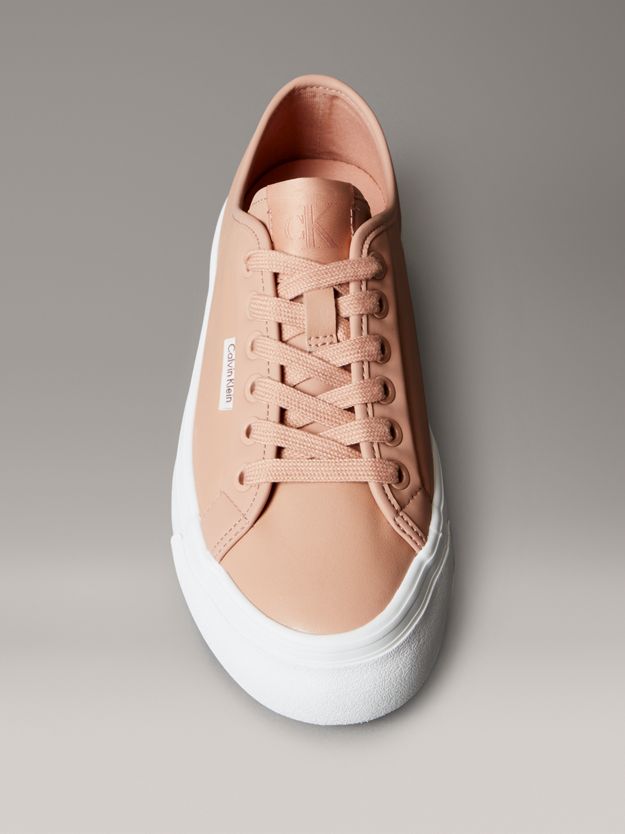 Leather Comfort Platform Trainers