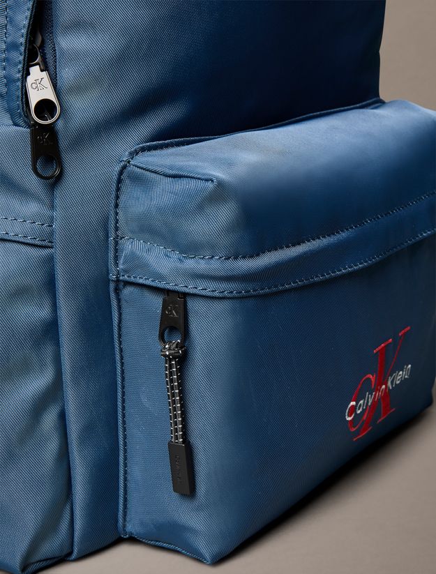 Nylon Monogram Logo Backpack