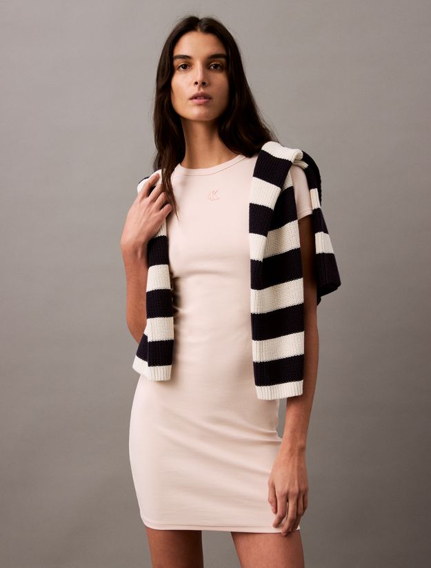 Soft Stretch Cotton T-shirt Dress