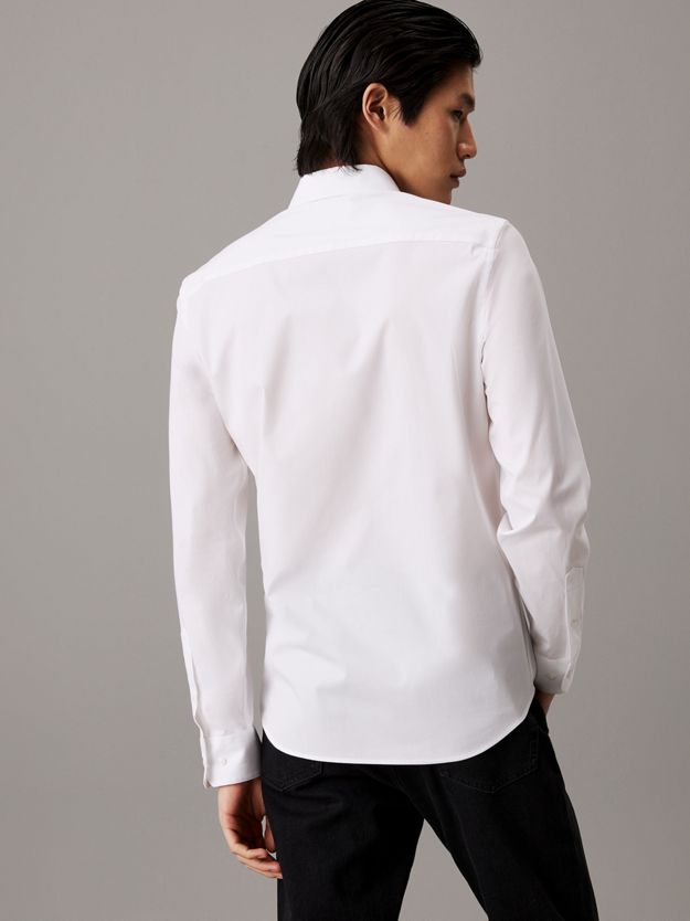 Slim Poplin Stretch Shirt