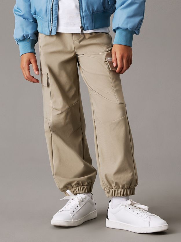 Oversized Parachute Cargo Trousers