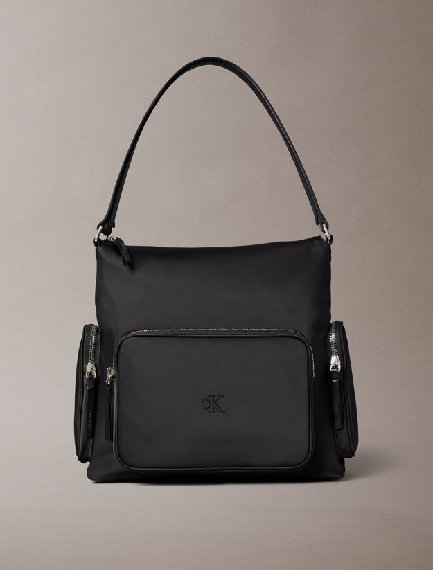 Soft Satin Nylon Satchel Handbag