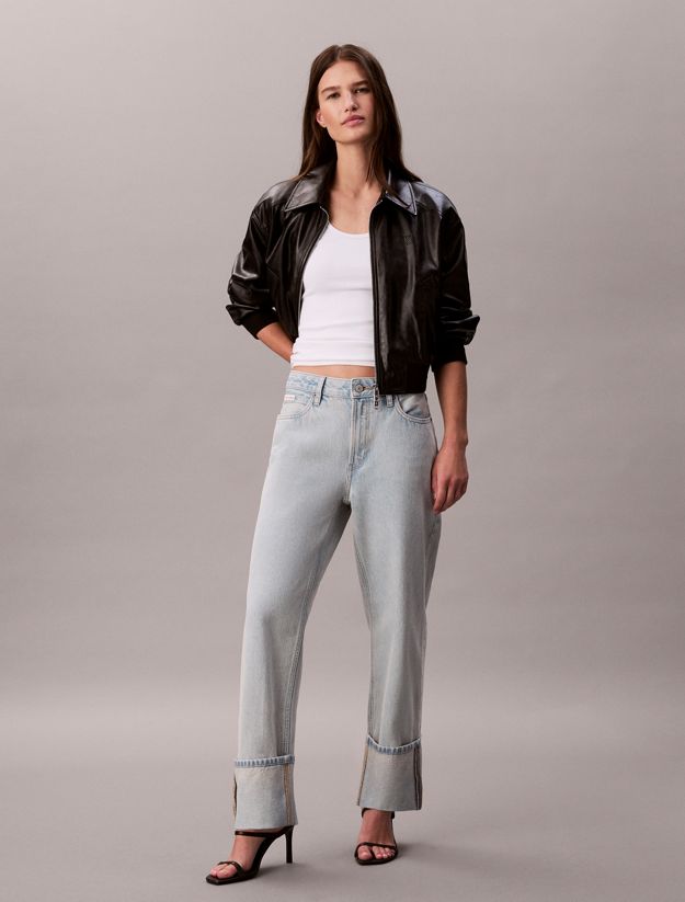 Relaxed 90's Cropped Jeans