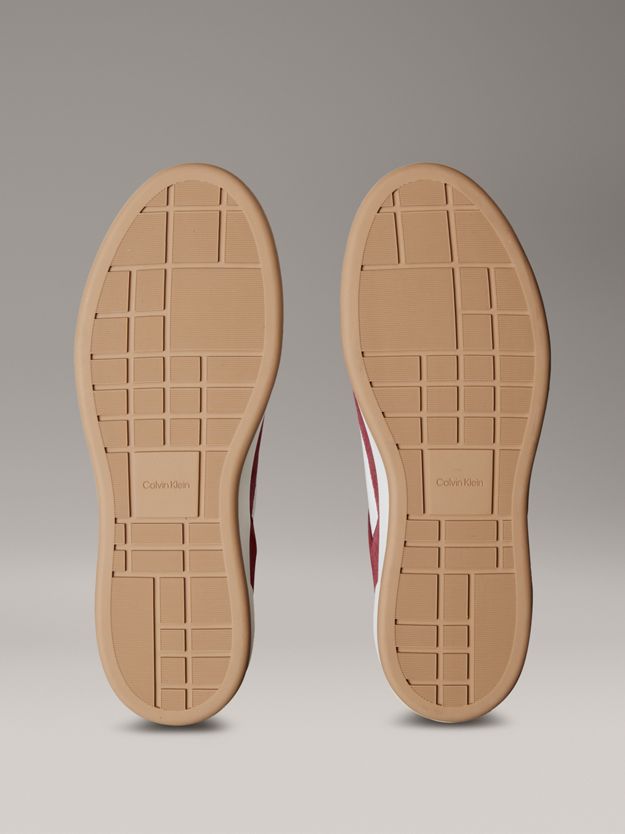 Leather and Suede Signature Trainers