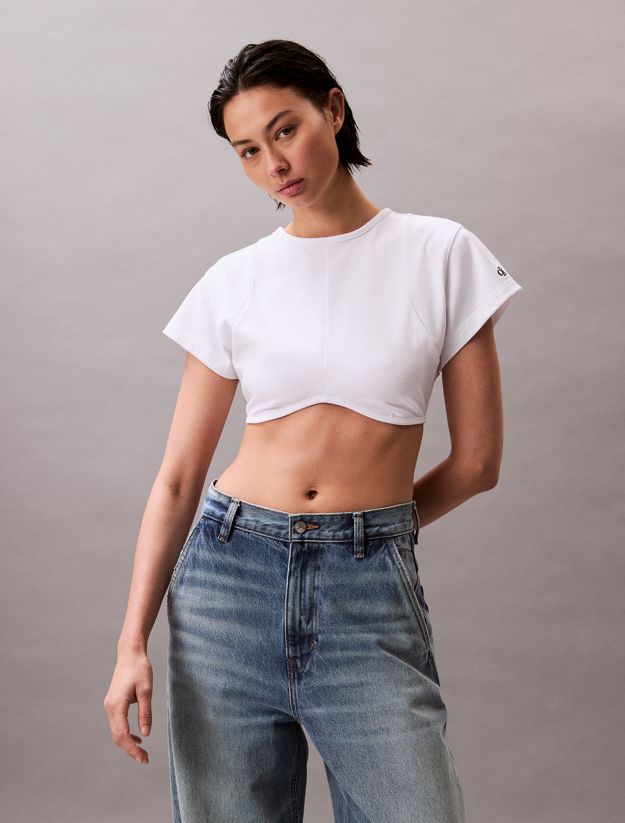 Cropped Tie-Back Top - Pride