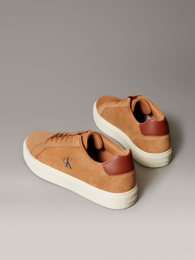 Suede Leather Flexible Sole Trainers