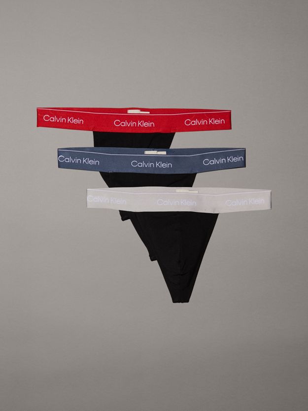 3 Pack Thongs - Icon Cotton Stretch