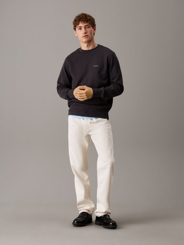 Cotton Terry Badge Sweatshirt