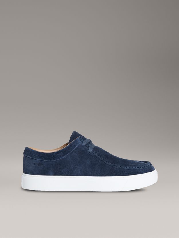 Leather Hybrid Apron Toe Lace-Up Shoes