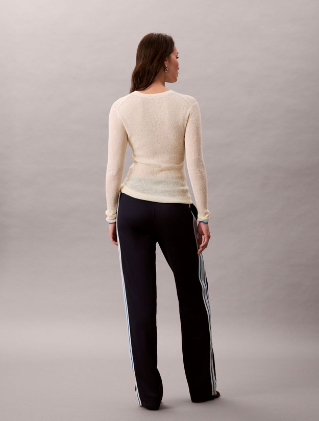 High Shine French Terry Track Pants