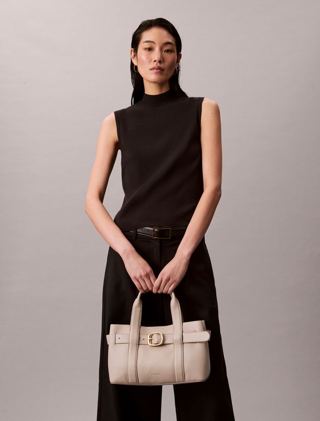 Belted Small Tote Bag