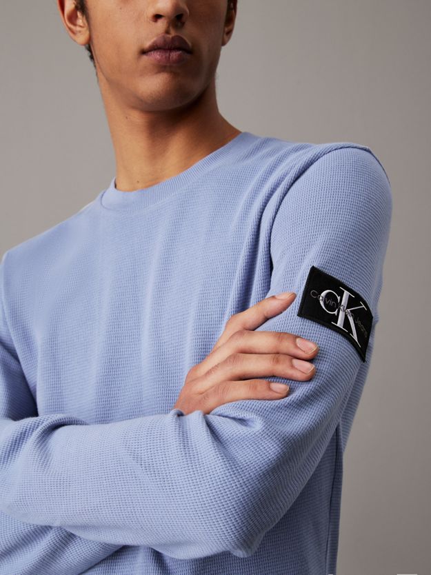 Slim Long Sleeve Waffle T-shirt