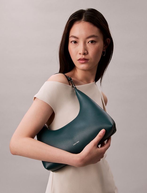 Foil Logo Shoulder Bag