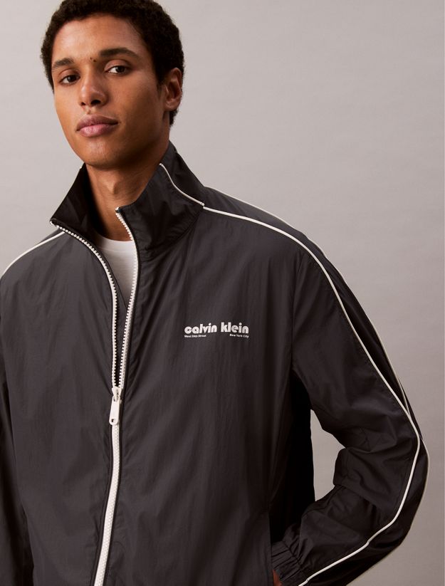 Nylon Track Jacket