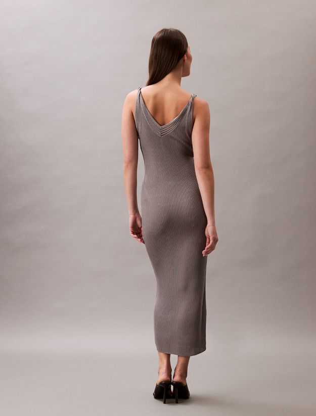 Knit Rib Sleeveless Dress