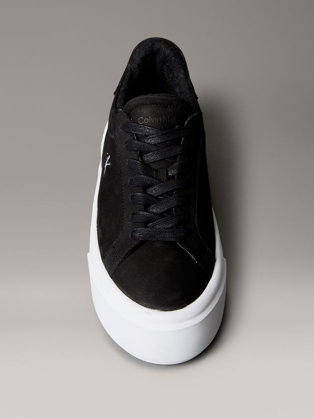 Leather Warm Winter Platform Trainers
