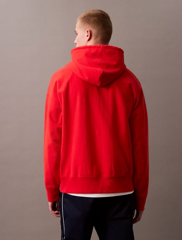 Oversized Sueded Terry Hoodie